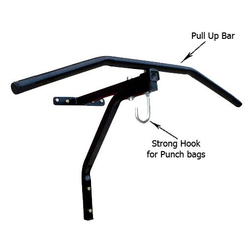 Wall Bracket Kick Boxing Punch bag Gym Chin Pull Up Bar  