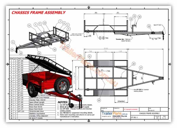 Drawn to our usual high standard the Off Road Trailer Plans will 