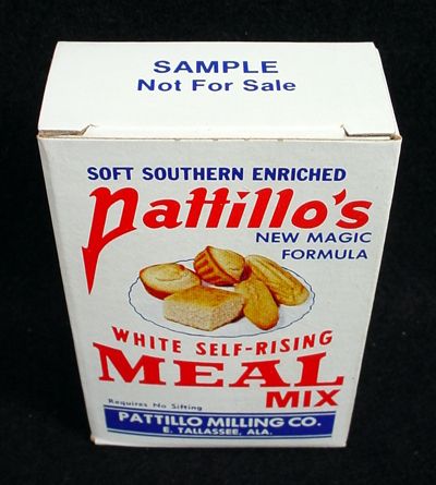 VINTAGE BOX PATTILLO’S MEAL MIX TALLASSEE ALABAMA AL  