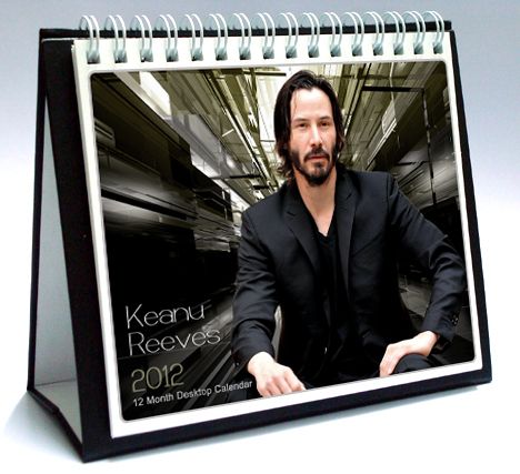 KEANU REEVES 2012 DESKTOP HOLIDAY CALENDAR  