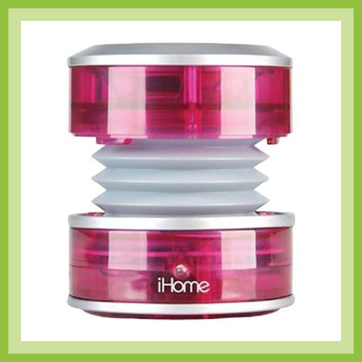 iHome iHM60 Rechargeable Mini Speaker System   Pink  