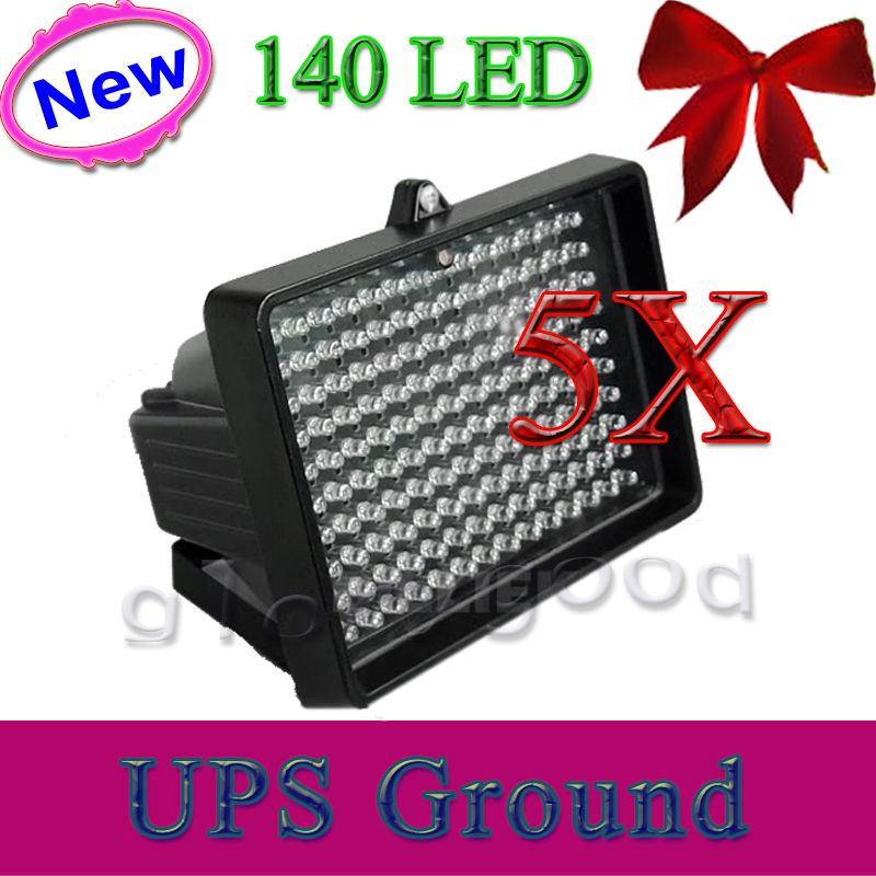 140 LED Night Vision IR Infrared Illuminator Lamp NEW  