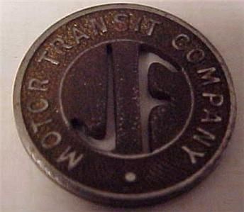 Jacksonville,FL Motor Transit Token  9816C  