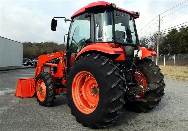 2007 KUBOTA M7040D 4WD Tractor w/ LA1153 Front Loader   Stock 