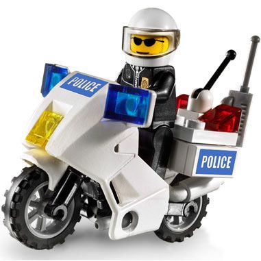 LEGO CITY #7235 Police Motorcycle BRAND NEW 28pcs  