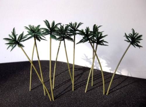 TDF70 100pcs Layout Model Train Palm Trees Scale HO 70m  