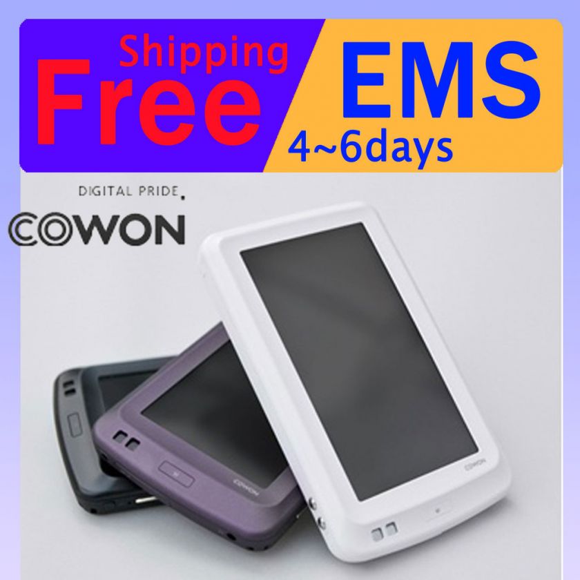   COWON X7 160GB 4.3 Wide LCD Dvix Bluetooth Media PMP Super  Player