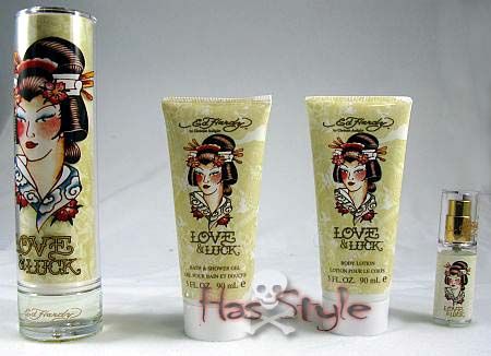 Ed Hardy perfume 4 piece gift set Love & Luck Mermaid  