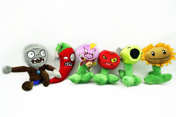 Plants VS Zombies Soft Plush Toy With Sucker A full set of 12  