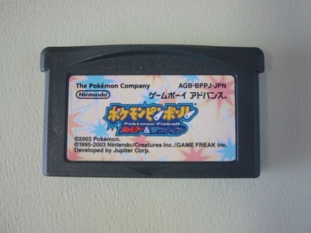 Pokemon Pinball Ruby & Sapphire GameBoy Advance GBA Japan USED  