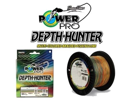 POWER PRO DEPTH HUNTER 4 C MTR 10LB 1500YD FISHING LINE  