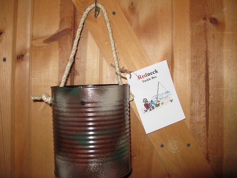 Redneck Tackle Box, great gift, funny poems included, perfect for any 