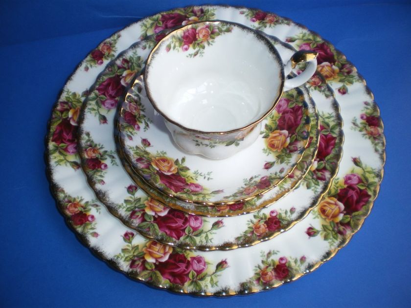 Royal Albert China Old Country Rose 5 Pc Place Setting  