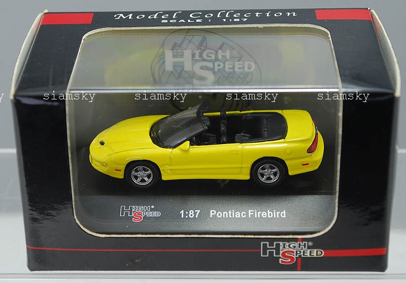 87 PONTIAC FIREBIRD TRANS AM Diecast car HO SCALE  