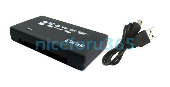 All In 1 USB 2.0 Multi Card Reader SD/XD/MMC/MS/CF/SDHC  