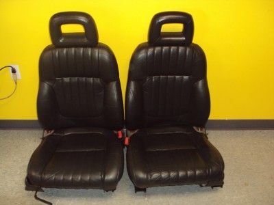 1998 Pontiac Grand Prix Black Leather Front Seat HEATED  