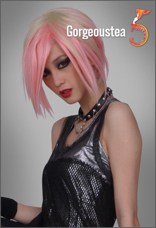 GW316 Short Straight Lolita Layer Trendy Cosplay Wig  