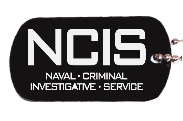 NCIS Logo Dog Tag w/chain Laser engraved tv show  