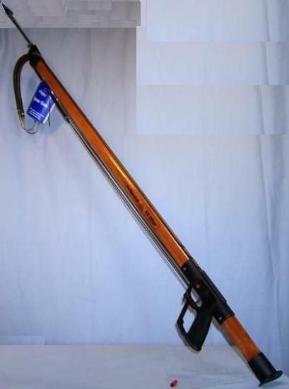 Biller Mahogany 54 Special Wood Spear Gun  