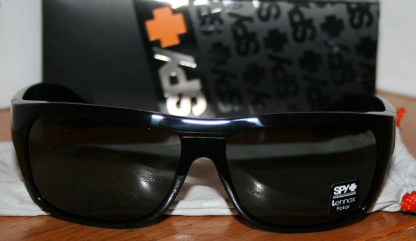 MENS~SUNGLASSES~SPY OPTIC~LENNOX~BLACK~POLARIZED~NEW~  