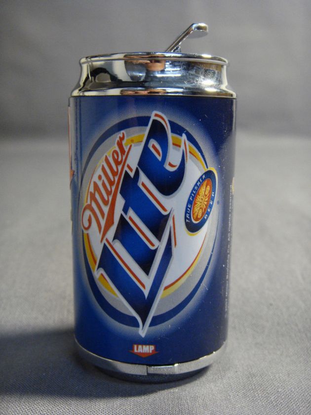   ARE BUYING A BRAND NEW, MILLER LITE BEER CAN GREEN TORCH LIGHTER