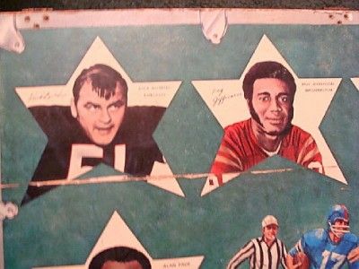 1971 NFL Football Foot Locker Toy Chest Bradshaw Butkus Alworth & More 