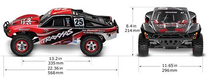 TRAXXAS 1/10 Scale Slash Truck Greg Adler 2.4GHz Radio 5803 RC Slash 