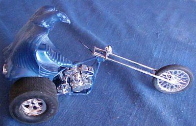 Vintage Trike Chopper Revell Eagle Motorcycle Model Kit 1970s  