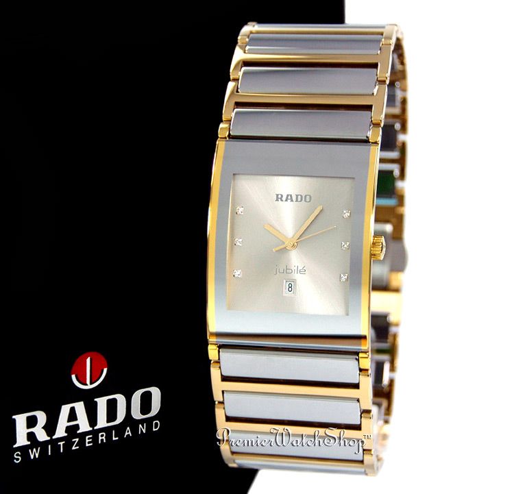 NEW RADO INTEGRAL JUBILE R20748702 MENS DIAMOND WATCH  