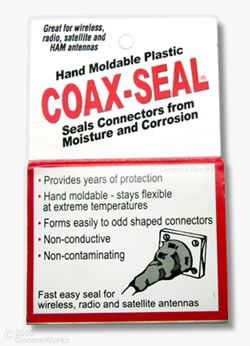 Coax Seal / Sealant WeatherProof for Coaxial Connectors  