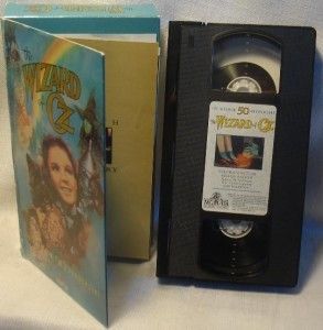 The Wizard of Oz The fiftieth Anniversayr VHS  