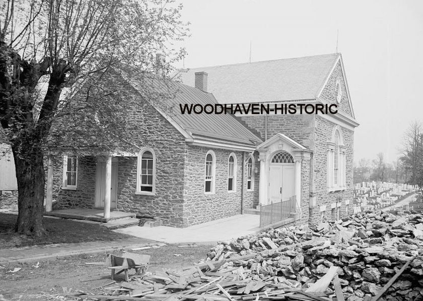 Old Dunkard church (Church of the Brethren), Germantown, PA 1905 Photo 